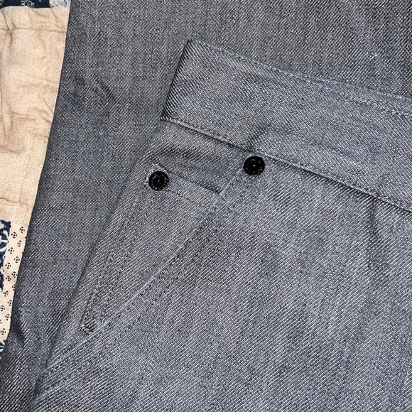 Dolce & Gabana grey stretch straight jeans 14 gold or size 40 waist - Picture 7 of 12